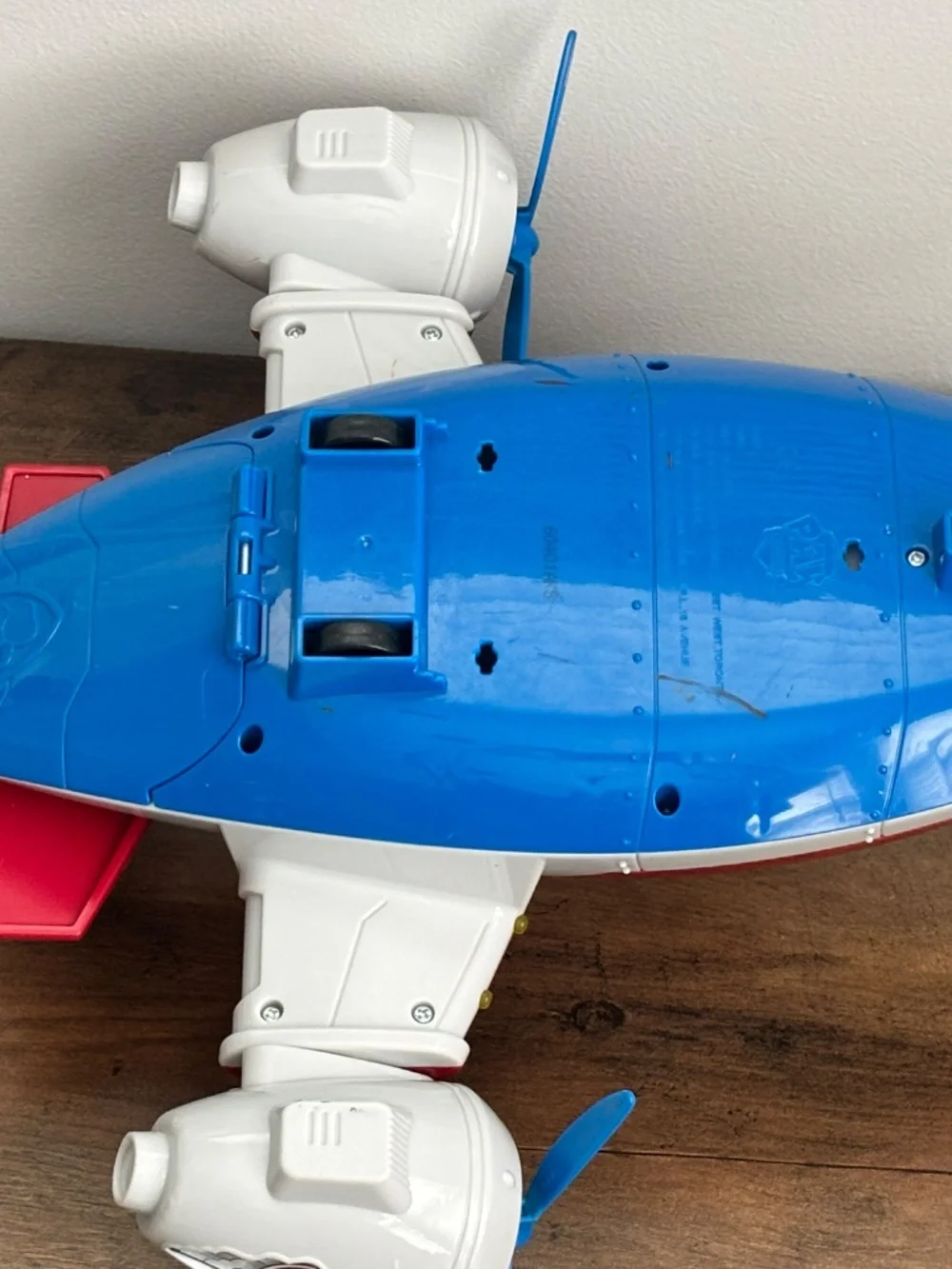 Paw Patrol Air Patroller Rescue Plane Airplane Lights Sound Toy Red Blue WORKS